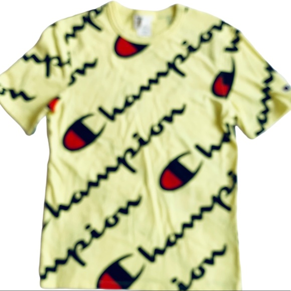 Authentic Champion Monogrammed T-Shirt.